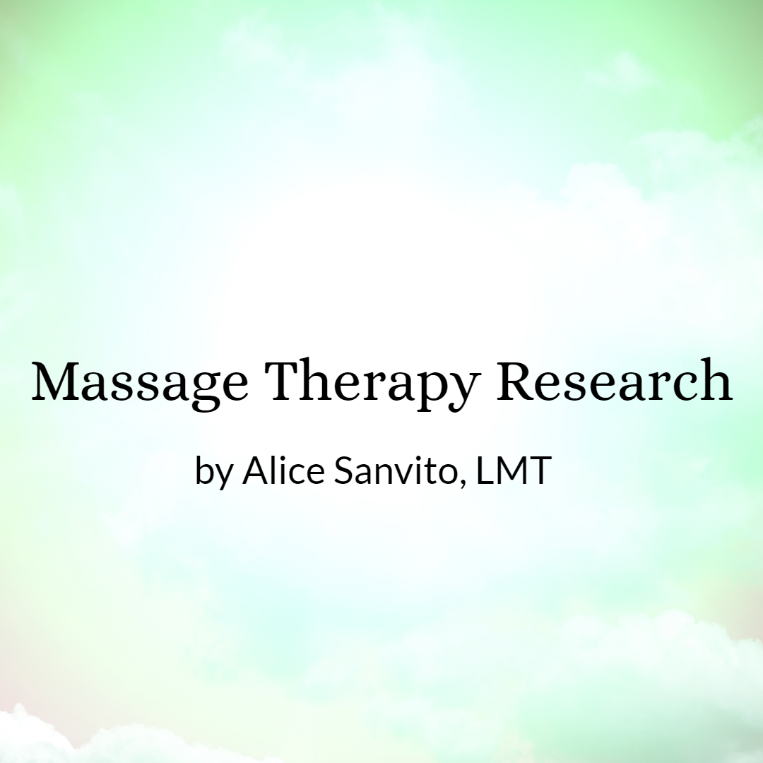 Massage Therapy Research And Education Blog By Dr Christopher Moyer Interviews Us Jennifer 